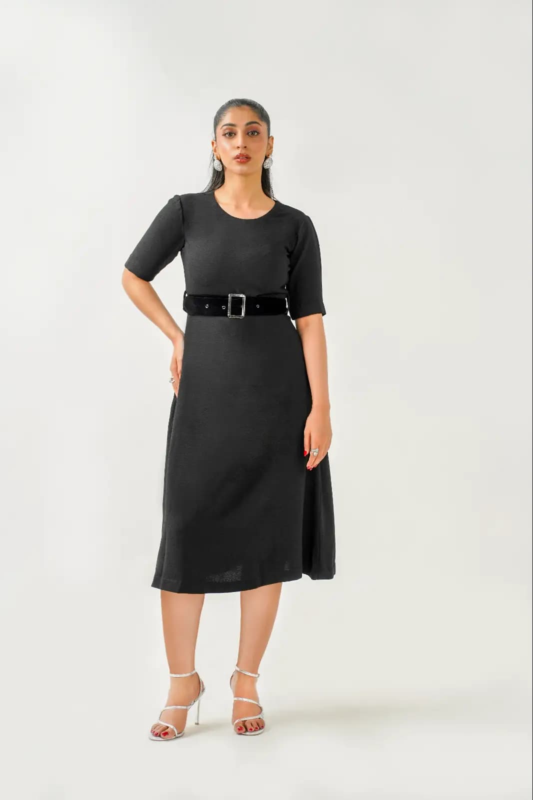Black Midi Dress