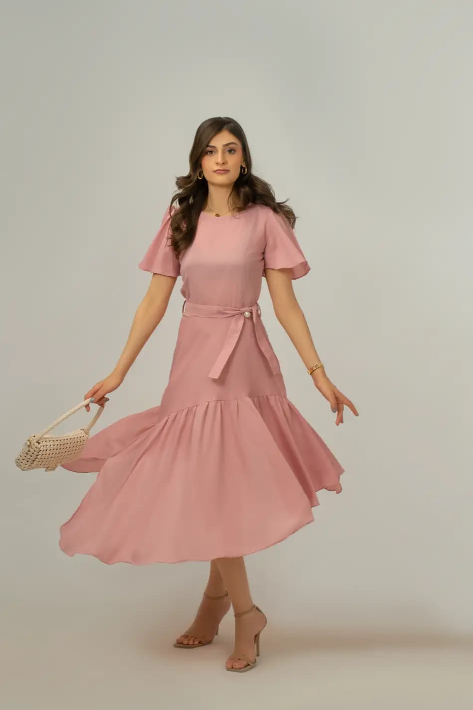 Blush Pink Maxi Dress