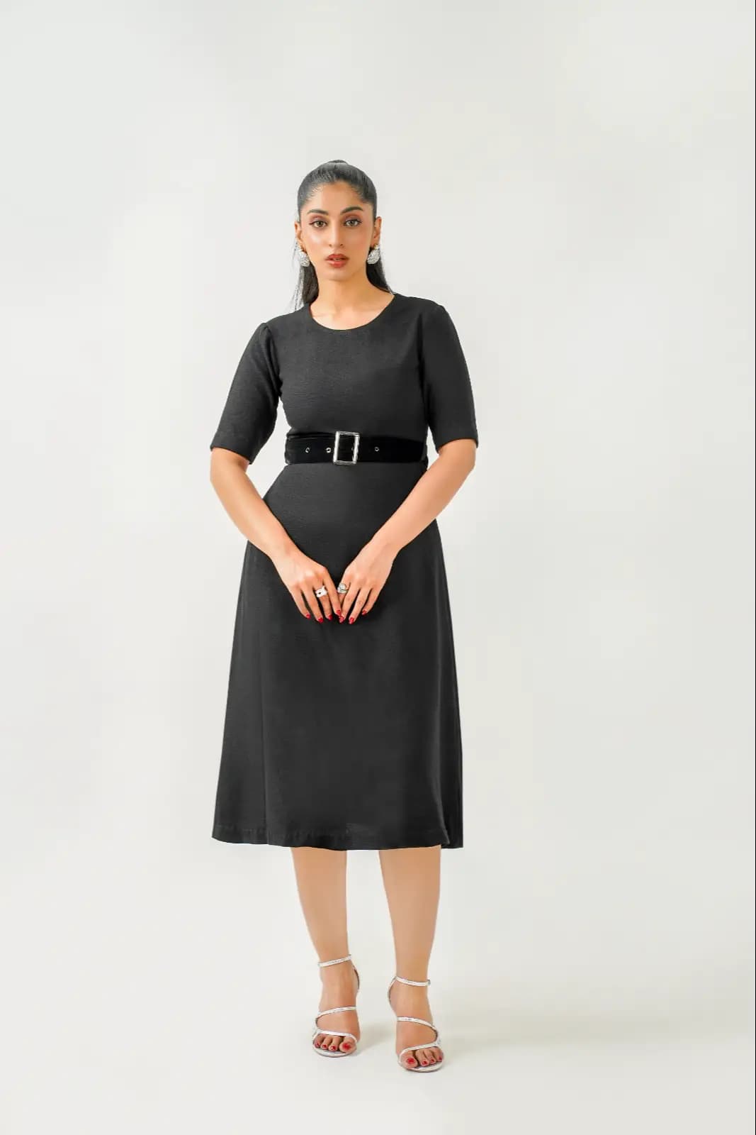 Black Midi Dress