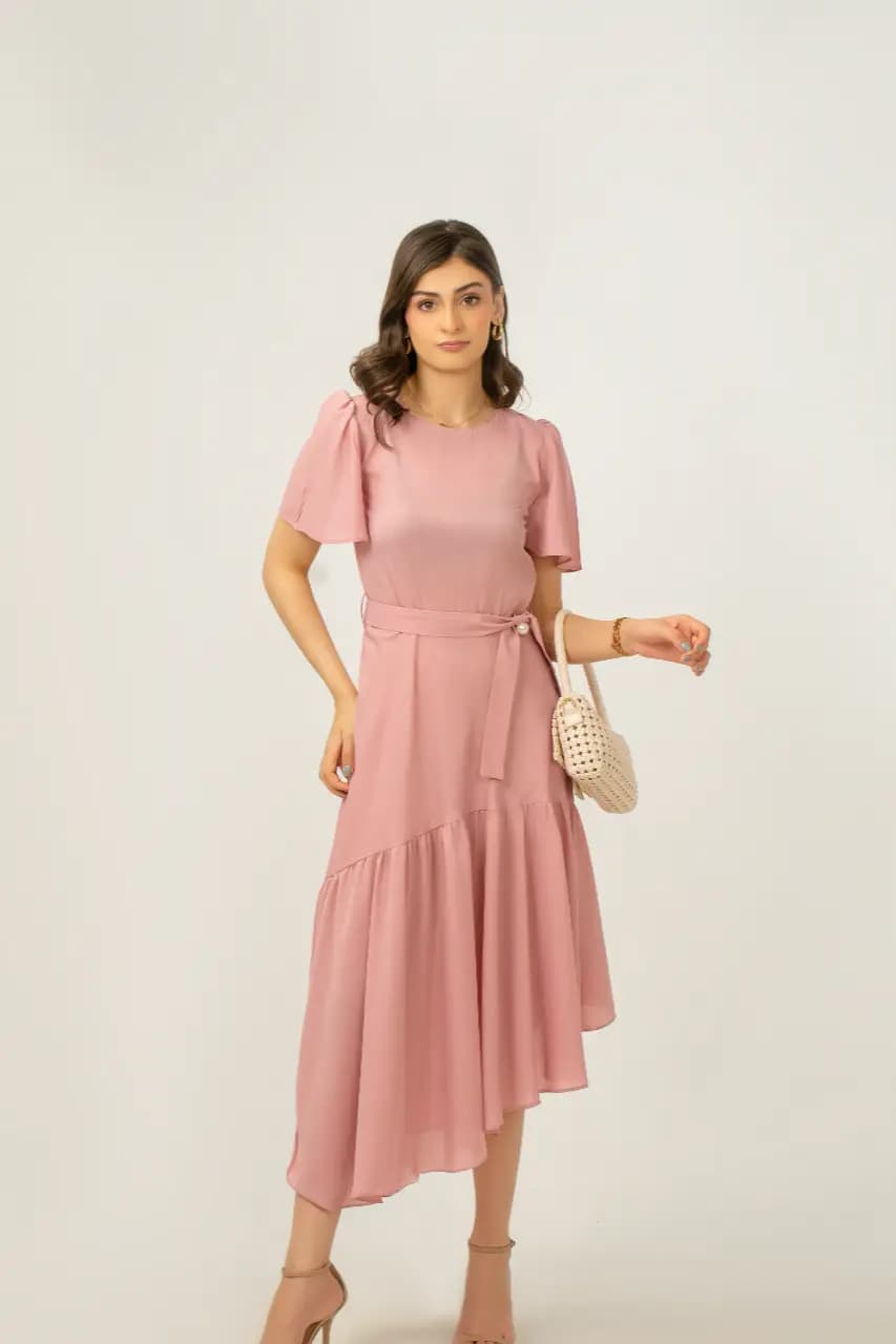 Blush Pink Maxi Dress